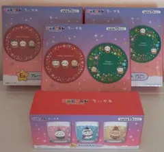 【宅急便発送・新品】エニマイくじE賞プレートセット3個とキャンドルセット1個