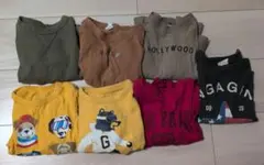 長袖Tシャツ 7枚セット まとめ売り　90-100
