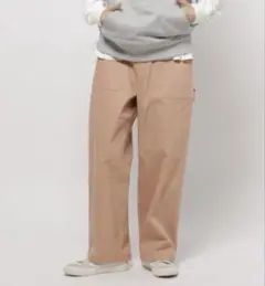 ニコアンド　ペインターパンツ　ワイドパンツ