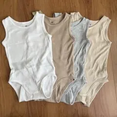 【ベビー】H&M タンクトップ ロンパース 4枚セット12-18month