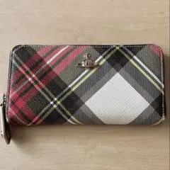 ビビアンウエストウッドVivienne Westwoodチェック柄 長財布