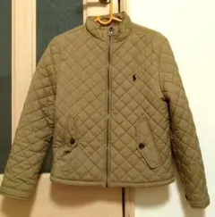 ポロ ラルフローレン M　キルティングジャケット　ベージュ