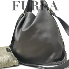 FURLA フルラ 2way ショルダーバッグ トート レザー ポーチ付 レザー