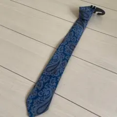 C.T. ネクタイ ペイズリー柄 ブルー