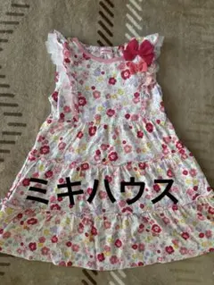 MIKI HOUSE 花柄 ノースリーブ 110cmのサムネイル