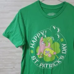 【S】スポンジボブ パトリック Tシャツ グリーン