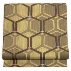 V382 ●高級 正絹 繧繝織 六通 袋帯