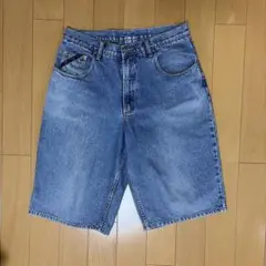 NAUTICA ノーティカ デニム ハーフパンツ バギーショーツ ブルー 90s