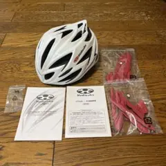 【美品】OGK Kabuto Steair ロードバイク用ヘルメット ホワイト