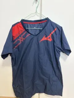 Mizuno バレーボール ピステ 半袖 ネイビー XS