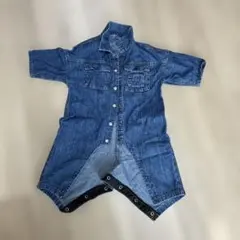BREEZE デニム ロンパース カバーオール 70