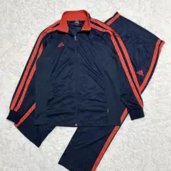 【美品】adidas ジャージ セットアップ クリマライト ネイビー Oサイズ