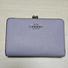 コーチ 折り財布 ラベンダー