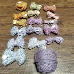 草木染のアトリエYARN 「パウル・クレーのセーター」余り糸セット