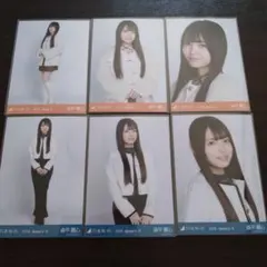 乃木坂46　生写真　コンプ　クロップドジャケット　ボアコート　森平麗心　セット