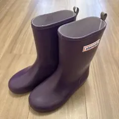 stample/スタンプル　長靴　レインシューズ　パープル　18㎝