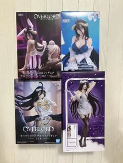 オーバーロード アルベド フィギュア OVERLOAD 4点セット