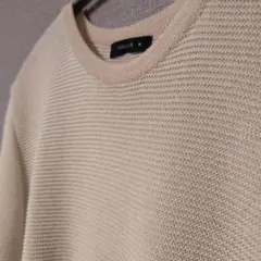 COMME CA ISM サマーニットTシャツ 半袖 ベージュ Mのサムネイル