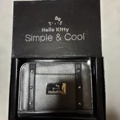 Hello Kitty ブラック 二つ折り財布