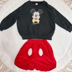 ミッキーなりきりセットアップ 120cm ディズニー　Littc