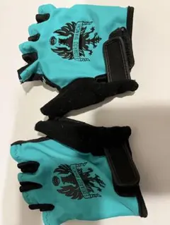 BIANCHI ロードバイクグローブ　チェレステカラー　Ｌサイズのサムネイル