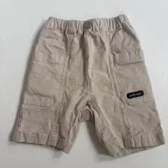 petit main ベージュ ハーフパンツ 90
