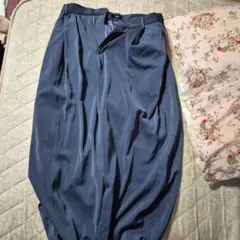 HARE ネイビー ドローストリング裾 パンツ Sのサムネイル