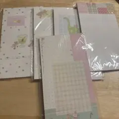子供向けカラフルメモ用紙セット