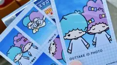 サンリオ 証明写真風スマロイド リトルツインスターズ