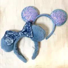 ディズニー　カチューシャ　ブルー　水色　2点セット