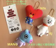 BTSワールドツアーinコヤン ライブビューイング特典カード＆マスコットチャーム