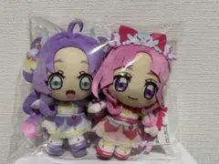名探偵プリキュア　 コロっとまんまる プリフェイスぬいぐるみ　2点セット