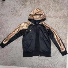 Champion CW1520 フード付きジャケット 黒/金（希少）