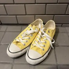 CONVERSE オールスター ローカット イエロー スニーカー24.5cm