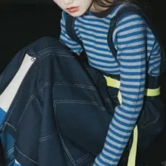 Niko and… MODENORMCORE フリルカフスリブプルオーバー