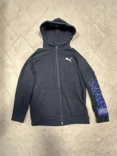 PUMA フルジップ パーカー 150サイズ ブラック