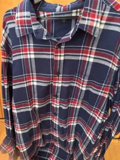 ユニクロ　チェック柄フランネルシャツ XL