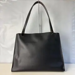 現行 未使用級 アニエスベー トートバッグ レザー A4収納 ビジネスバッグ