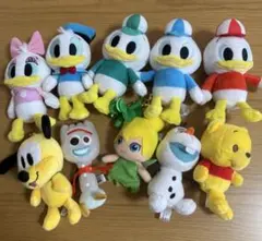 ディズニー　ぬいぐるみ　キーホルダー　10点セット　まとめ売り
