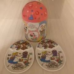 2010ディズニースーベニアプレート＆お菓子缶セット