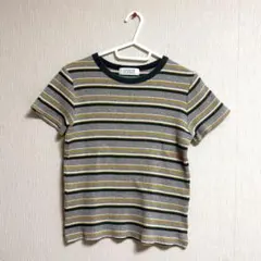 LOWRYS FARM 半袖ストライプTシャツ M