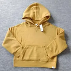 110サイズ　GAP フードつきトレーナー　フーディパーカー　マスタードイエロー