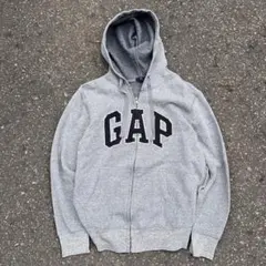 OLD GAP ギャップ ジップパーカー archive 短丈 グレー y2k