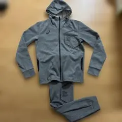 asics スウェット 上下セット LIMO FZフーディ ロングパンツ