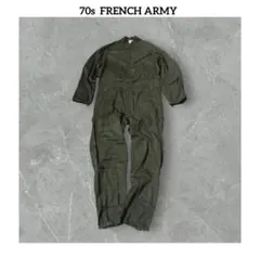 ★超希少　70s初期　フランス軍　ARMY カバーオール　ジャンプスーツ　つなぎ