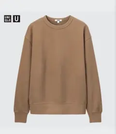 UNIQLOU ガーメントダイスウェットシャツ Lサイズ ダークオレンジ