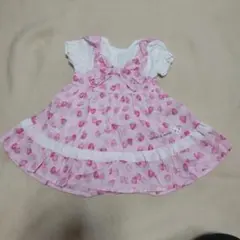 クーラクール ワンピース いちご 90