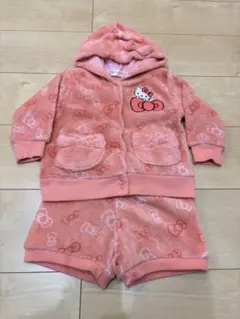 Hello Kitty フリース パーカー ショートパンツ 90