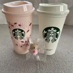スターバックス タンブラー2個セット　ドリンクホールキャップベアリスタ1つ