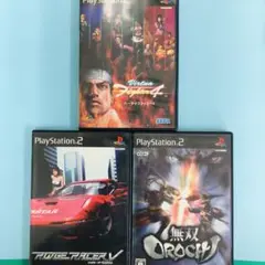 PS2 バーチャファイター4 リッジレーサー5 無双OROCHI
